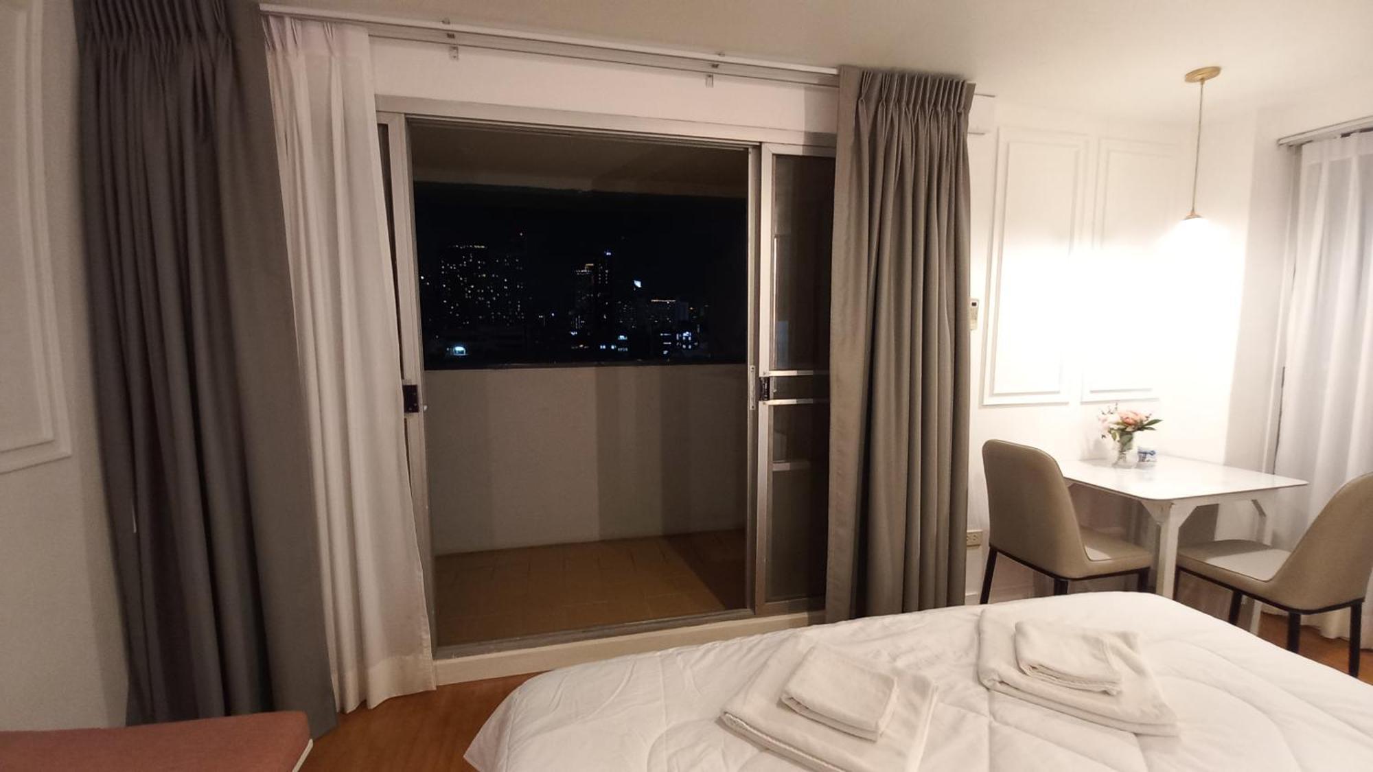 Panoramic City View Room At Silom Bangkok Cameră foto